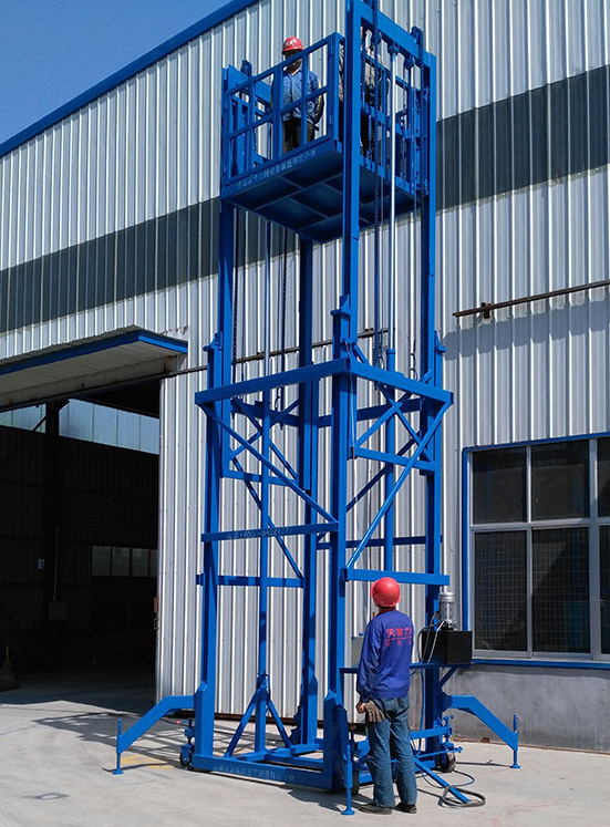 钢结构厂房一般安装多高的升降货梯